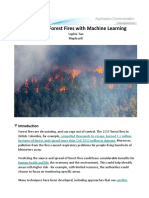 Predicting Forest Fires With Machine Learning
