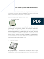 Perkembangan Prosesor Dan Mulai Dari Pentium 4 Hingga Teknologi Terkini Core I7