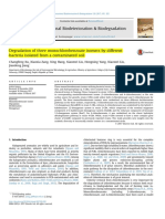 ESEMPIO_Degradation of three monochlorobenzoate isomers by different bacteria isolated from a contaminated soil