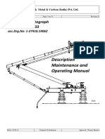 Single Arm Pantograph Model: WBL22.03: Description Maintenance and Operating Manual