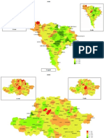 Romania Hartile Localitatilor Cu Procentele de Populatie Vaccinata