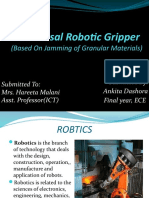 Universal Robotic Gripper: (Based On Jamming of Granular Materials)