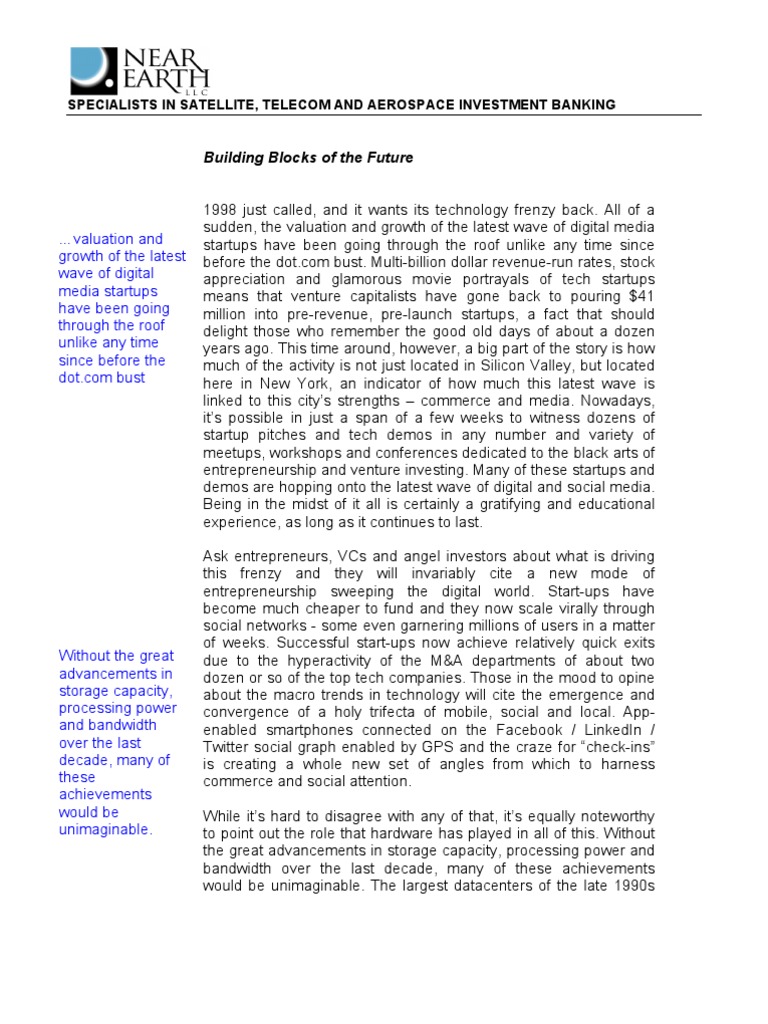 Building Blocks Of The Future Pdf 3 D Printing Startup Company