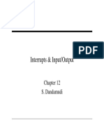 Interrupts & Input/Output: S. Dandamudi
