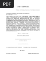 CARTA PODER