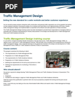 Traffic Management Design Training Course