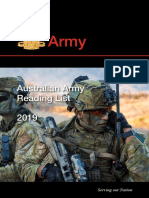 Australian Army Journal Australian Army Reading List 2019: Chief of Army Land Forces Seminar 2018