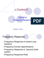 Automatic Control II - Frequency Response