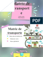 Exposición - Matriz de Transporte