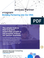 Generis Services Partner Program: Building Partnering Into Our DNA