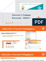 Presentacion Unidad 1 - Induccion A Procesos Pedagógicos