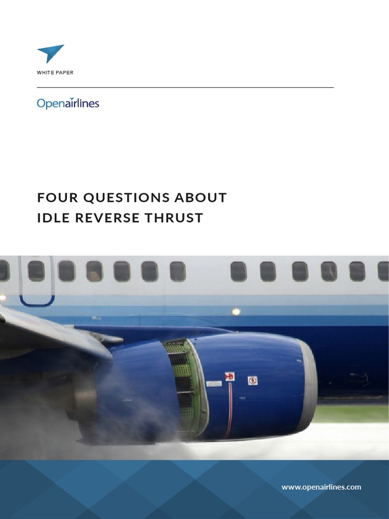 Four Questions About Idle Reverse Thrust (REVT) - VF | PDF | Thrust ...