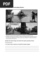 Activity 1.1 Understanding Disaster: Analyze The Given Images and Answer The Given Questions Below