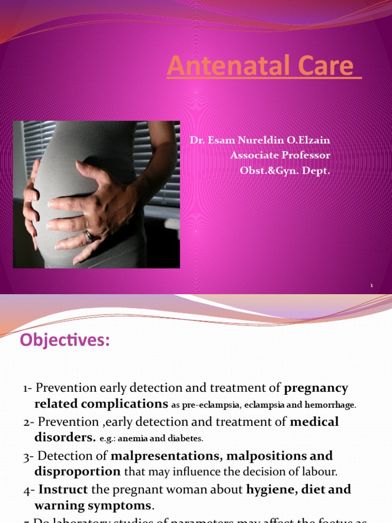 Antenatal Care | PDF | Pregnancy | Childbirth