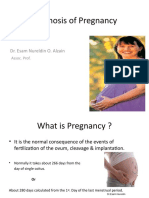 Diagnosis of Pregnency