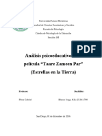 PDF Analisis Psicoeducativo de La Pelicula Quottaare Zameen Parquot Estrellas en La Tierra Convert Compress