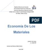 Economía de Los Materiales