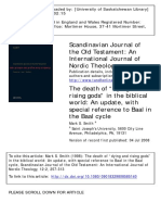 Smith, M. S. (1998) - The Death of Dying and Rising Gods in The Biblical World. An Update, With Special Reference To Baal in The Baal Cycle