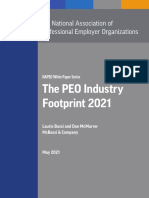 The PEO Industry Footprint 2021: The National Association of Professional Employer Organizations