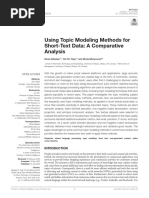 Using Topic Modeling Methods For Short-Text Data: A Comparative Analysis