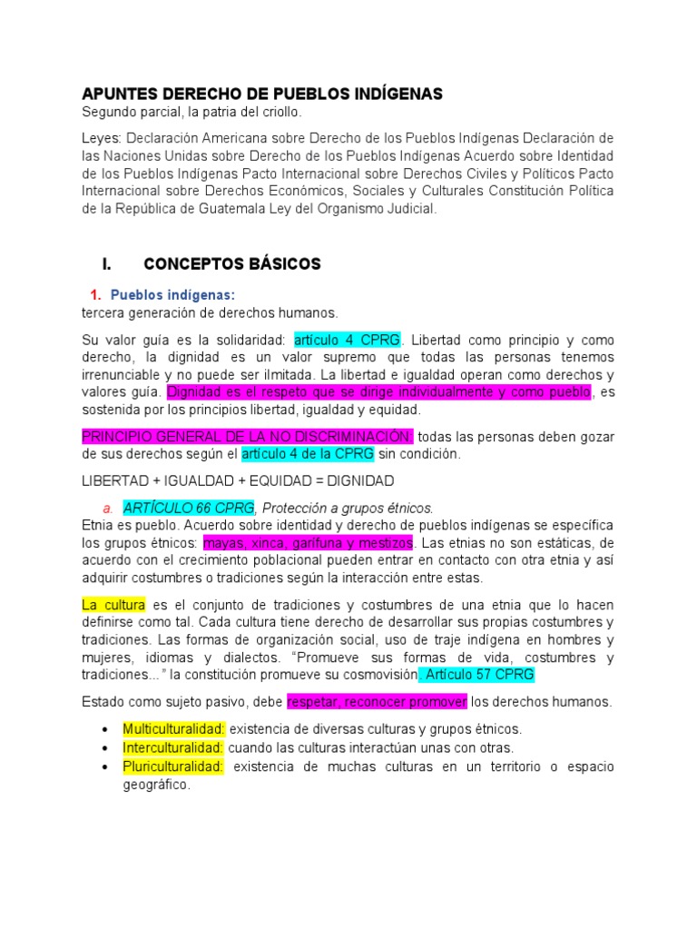 Derechos de Pueblos Indígenas en Guatemala | PDF | Racismo ...