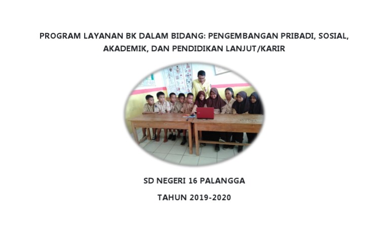 Cover Program Layanan BK Dalam Bidang | PDF | Karier & Perkembangan