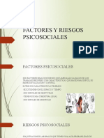 FACTORES Y RIESGOS PSICOSOCIALES