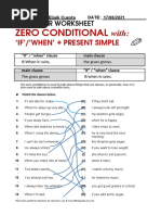 Zero Conditional: With