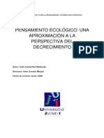 TFG - 2020 - Pensamiento Ecologico