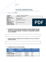 Programación semestral Teoría y Crítica Literaria II