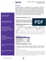 LTX Capital - Relatório mensal de desempenho Dez/2020