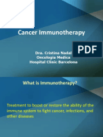 Cancer Immunotherapy: Dra. Cristina Nadal Oncologia Medica Hospital Clinic Barcelona