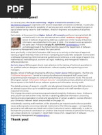 HSE - Business Informatics