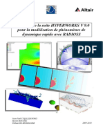 Utilisation de La Suite HYPERWORKS V 9.0 Pour La Modélisation de Phénomènes de Dynamique Rapide Avec RADIOSS