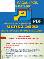 Solusi Gagal Login Spdatadik Dan SSO Dapodik 2022