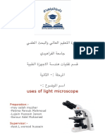 Uses of Light Microscope: Preparation