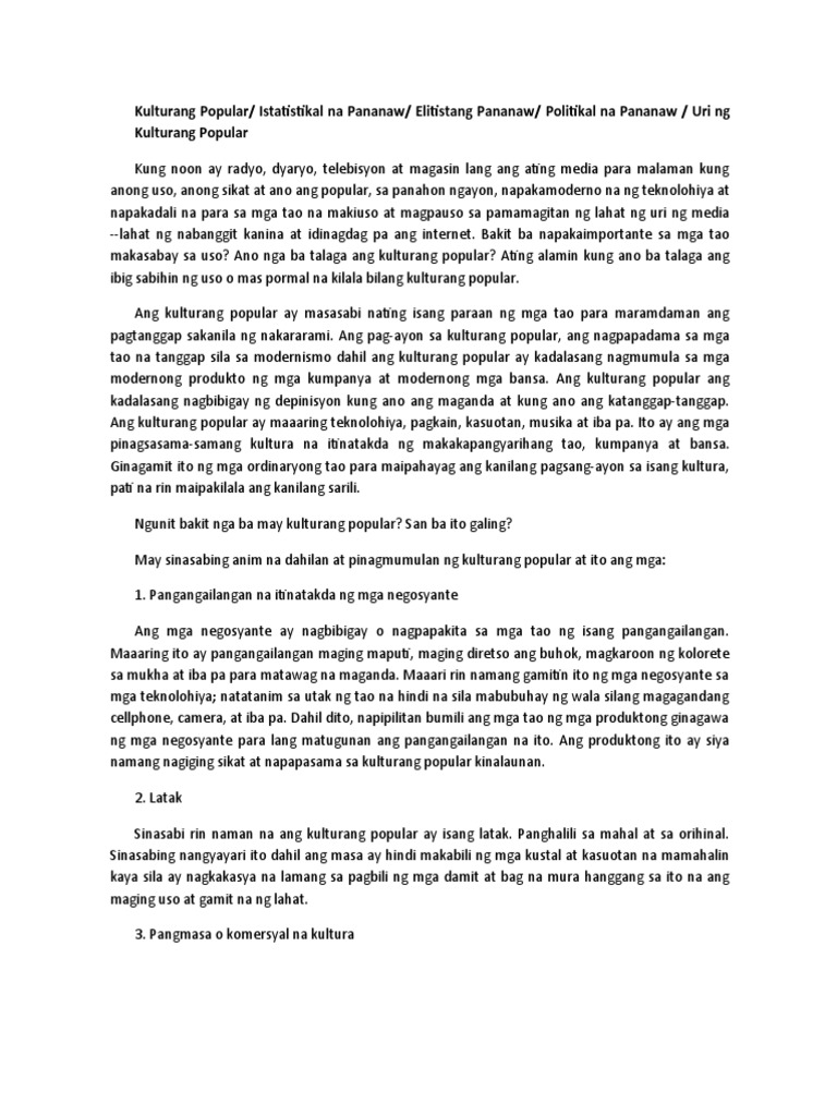 Module 3 and 4 (Week 3 and 4) | PDF