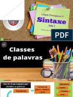 Classes de Palavras