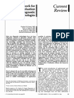 1986 - A Framework For Clinical Evaluation of Diagnostic Technologies