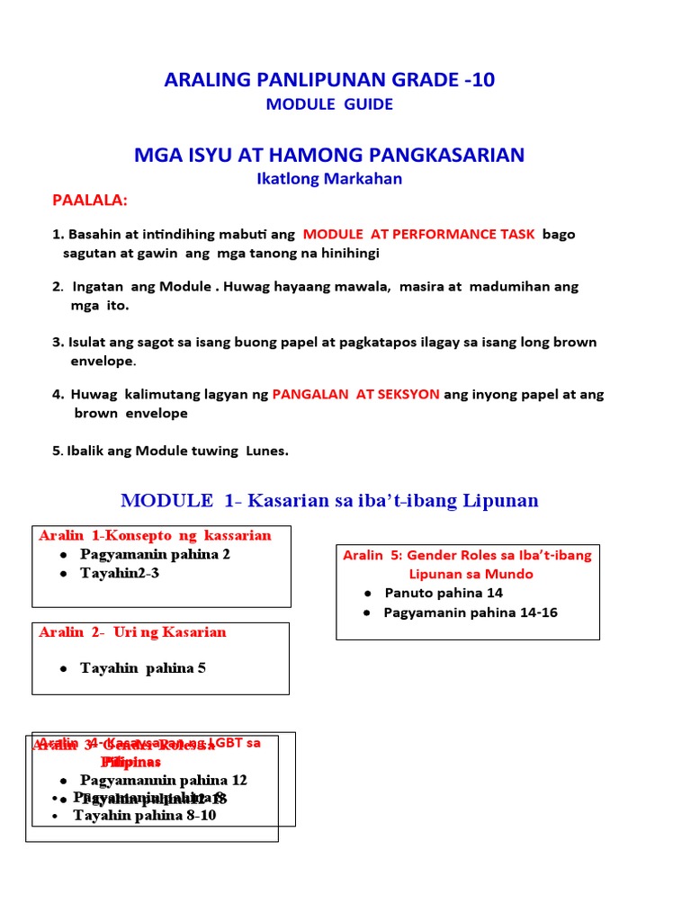 3rd Grading Guide | PDF