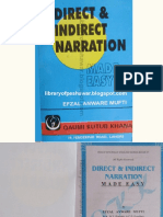 Direct & Indirect Narration Made Easy by Afzal Anwar Mufti - PeshawarLibrary