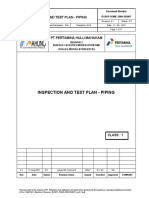 Inspection and Test Plan - Piping