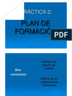 PRÁCTICA 2. Plan de Formación PDF