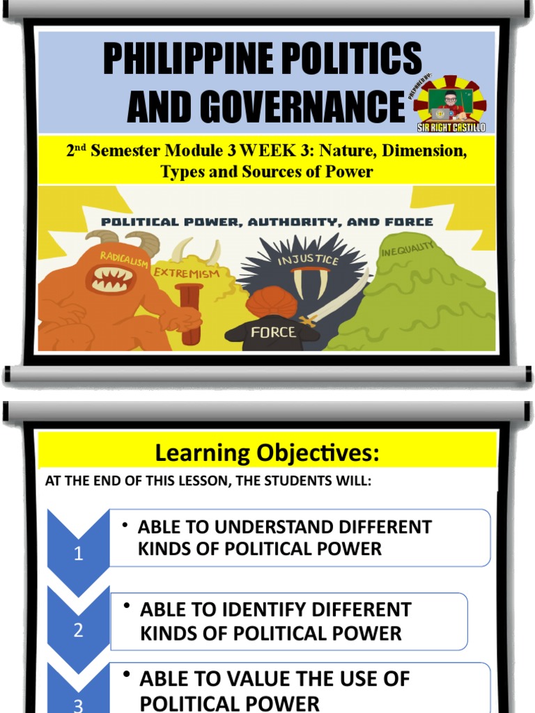 Power in Philippine Politics Module 3 | PDF