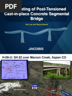 Load Rating of Post-Tensioned Cast-In-Place Concrete Segmental Bridge