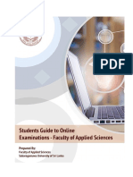 Student Guide On - FINAL VERSION - Conducting Online Examination Faculty of Applied Sciences-2 - 3-Signed