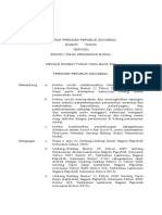 RPERPRES Tentang Bidang Usaha Penanaman Modal