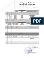 Jadwal Kegiatan Pesantren