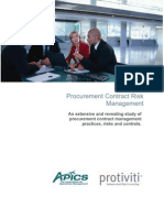 Procurement Contract Risk Management