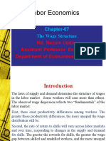 Labor Economics: Chapter-07 The Wage Structure